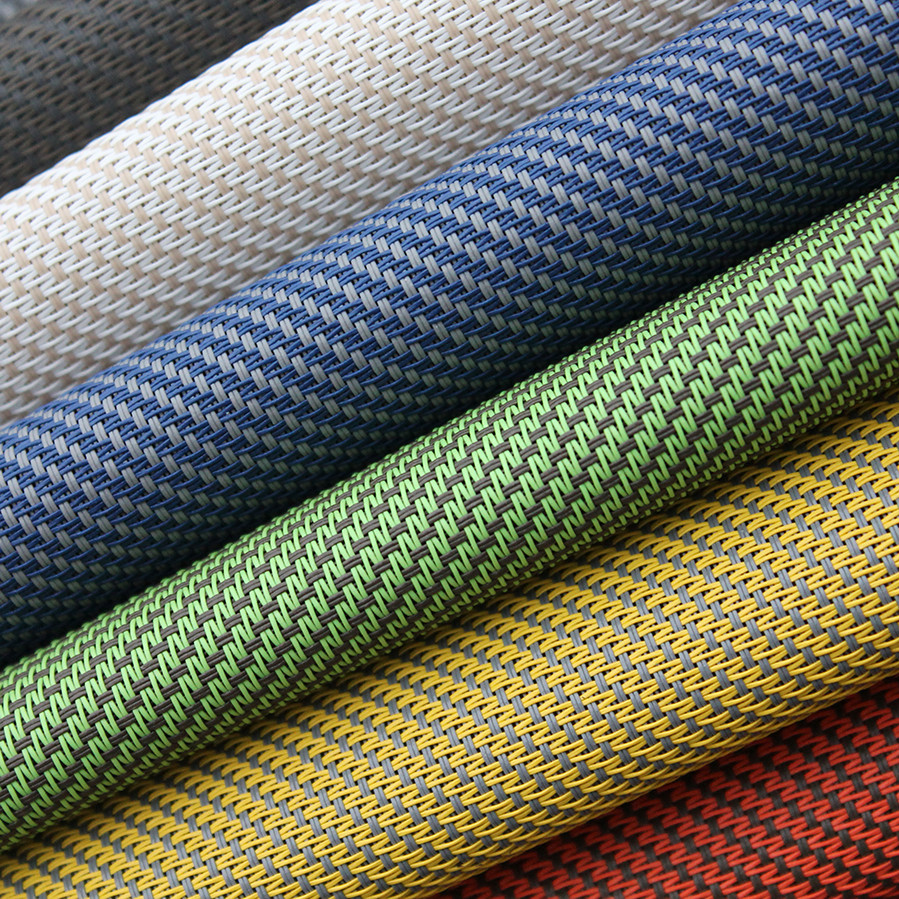 Waaier met doekstalen in verschillende kleuren voor een doekwissel
